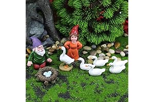 9-Piece Miniature Garden Gnome Set