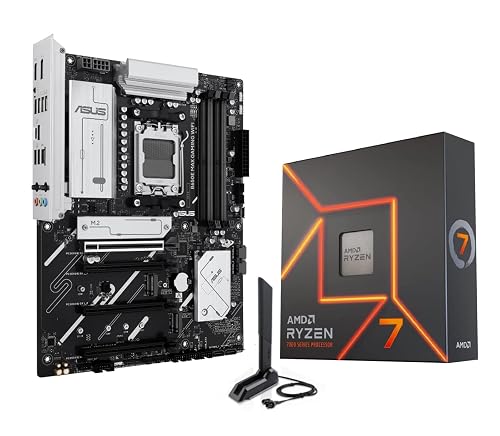 AMD Ryzen 7 7700X CPU Processor Bundle with ASUS B650E Motherboard