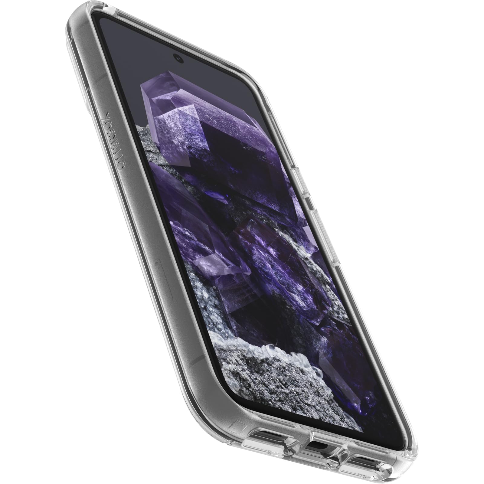 OtterBox Cover per Google Pixel 8 Symmetry Clear,resistente a shock e cadute fino a 2 metri,sottile, testata 3x MIL-STD 810G, Trasparente
