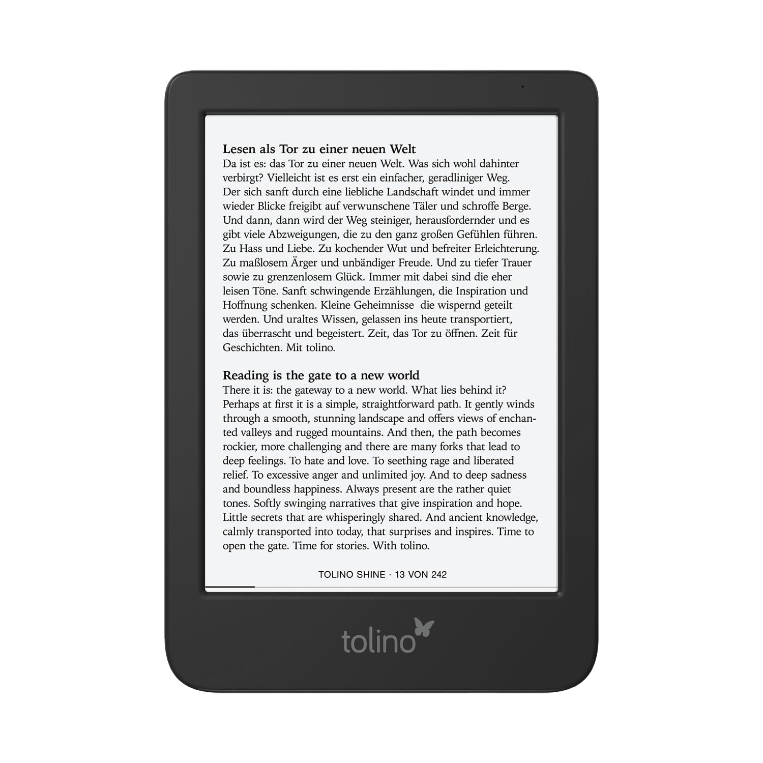 Tolino shine 5 Liseuse Écran tactile 16 Go Wifi Noir