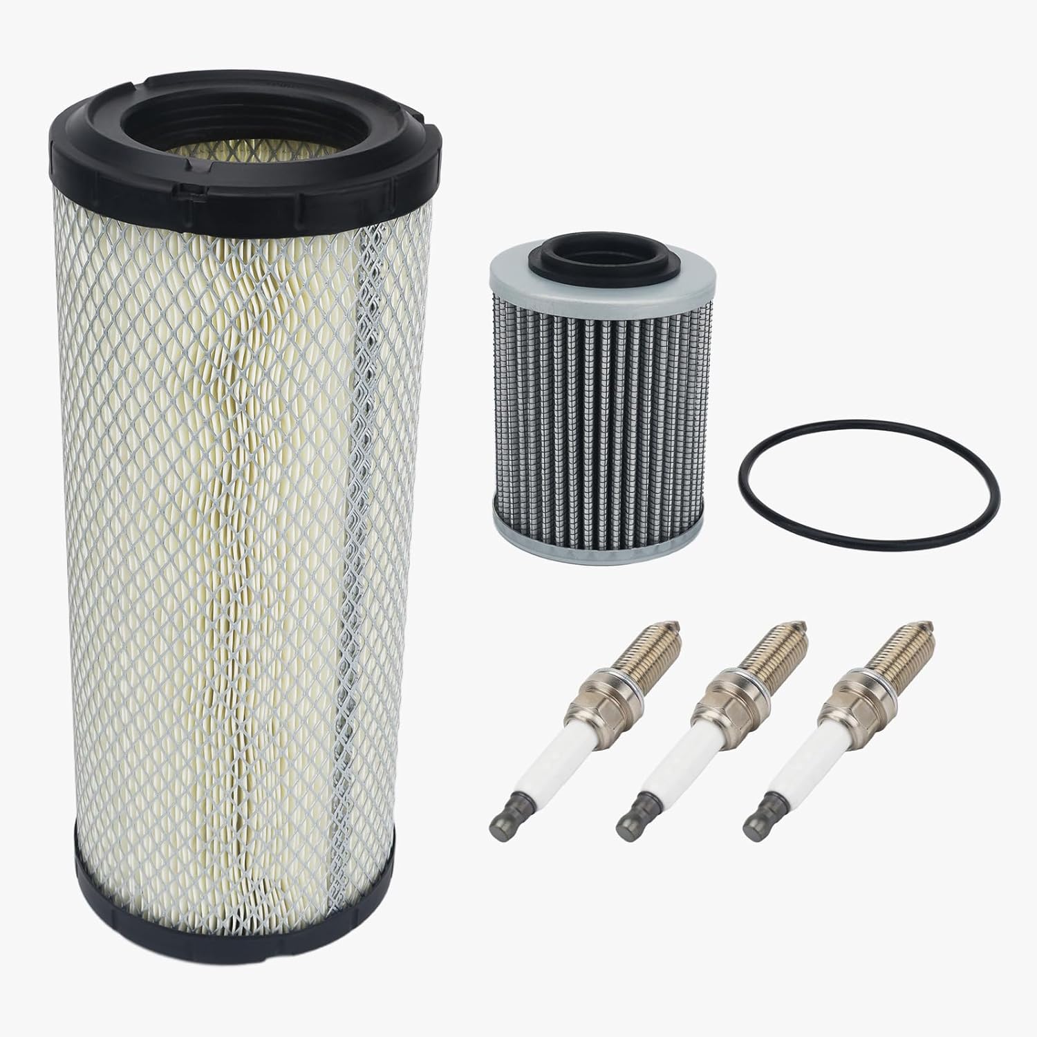 UTV Filter kit Air, Oil Filter & Spark Plug Compatible with Can-Am Maverick X3 Turbo 2017 2018 2019 2020 2021 2022 Replaces 420956123 715900422