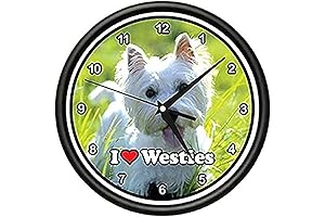 SignMission Beagle Westie Wall Clock
