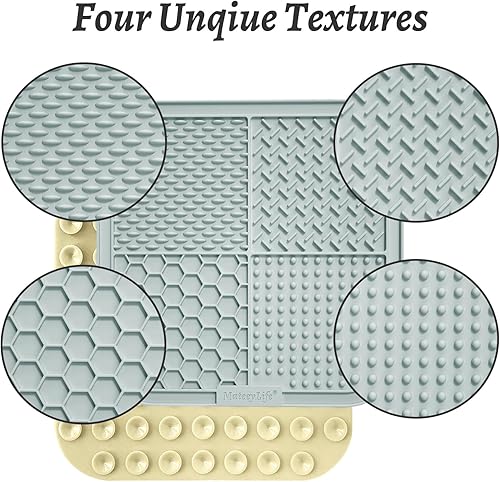 Miniatura 2 de MateeyLife 2PCS Alfombrilla de Lamer Grande para Perros y Gatos, Alfombrillas de Lamer para Alivio de la Ansiedad en Perros, Almohadilla de Lamer de