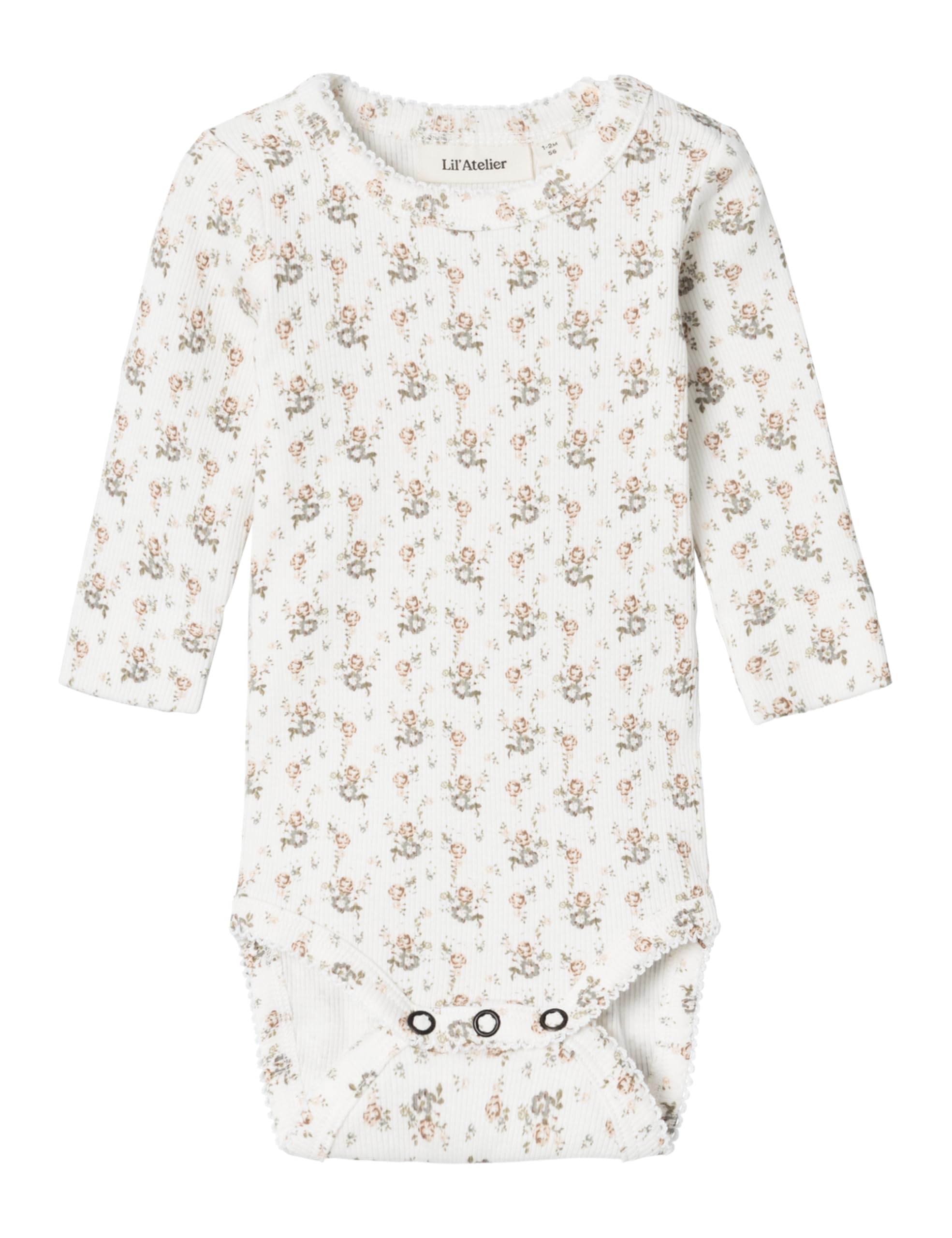 NAME IT Baby - Mädchen Nbfgago Ls Slim Body Lil Noos Langarmbody (1er Pack)