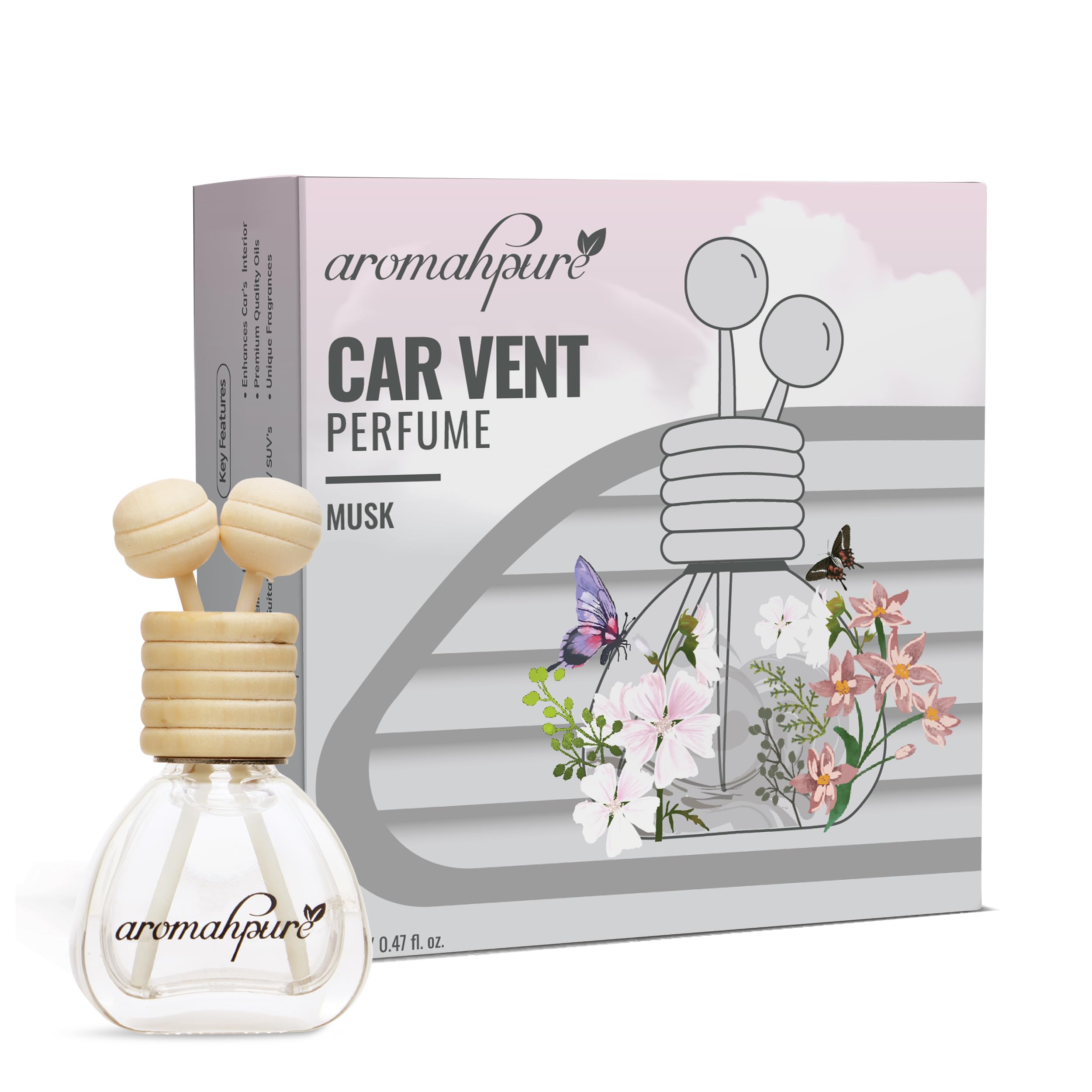 See full amazon price history chart for Aromahpure Premium Car Perfume Vent Clip |14 ML |Musk Fragrance Car Air Freshener |Natural Essential Fragrance Oils in Glass Bottle with Wooden Reed Sticks|Last upto 30 days, IFRA certified Aromahpure Premium Car Perfume Vent Clip |14 ML |Musk Fragrance Car Air Freshener |Natural Essential Fragrance Oils in Glass Bottle with Wooden Reed Sticks|Last upto 30 days, IFRA certified (B0D4MJR8BG) Amazon Price History, Amazon Price Tracker