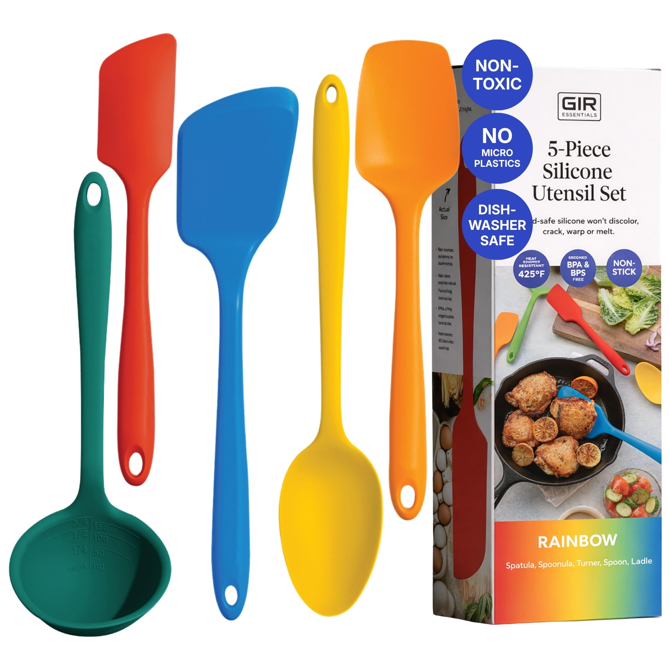 GIR 5-Piece Silicone Kitchen Utensils Set