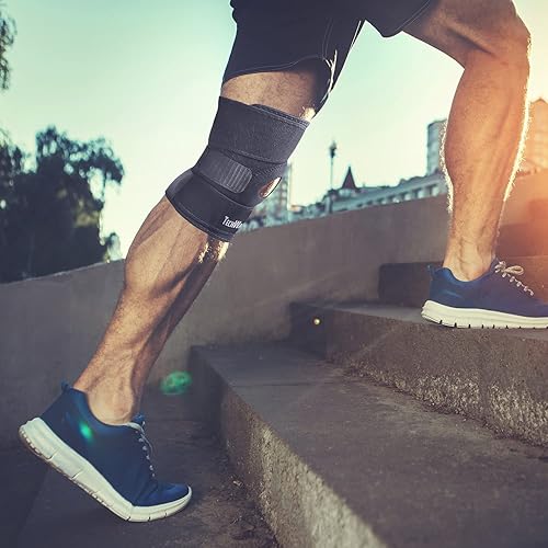 Miniatura 7 de TechWare Pro Rodillera - Rodilleras para dolor de rodilla. Alivia ACL, LCL, MCL, desgarro de menisco, artritis, dolor de tendinitis. Estabilizadores