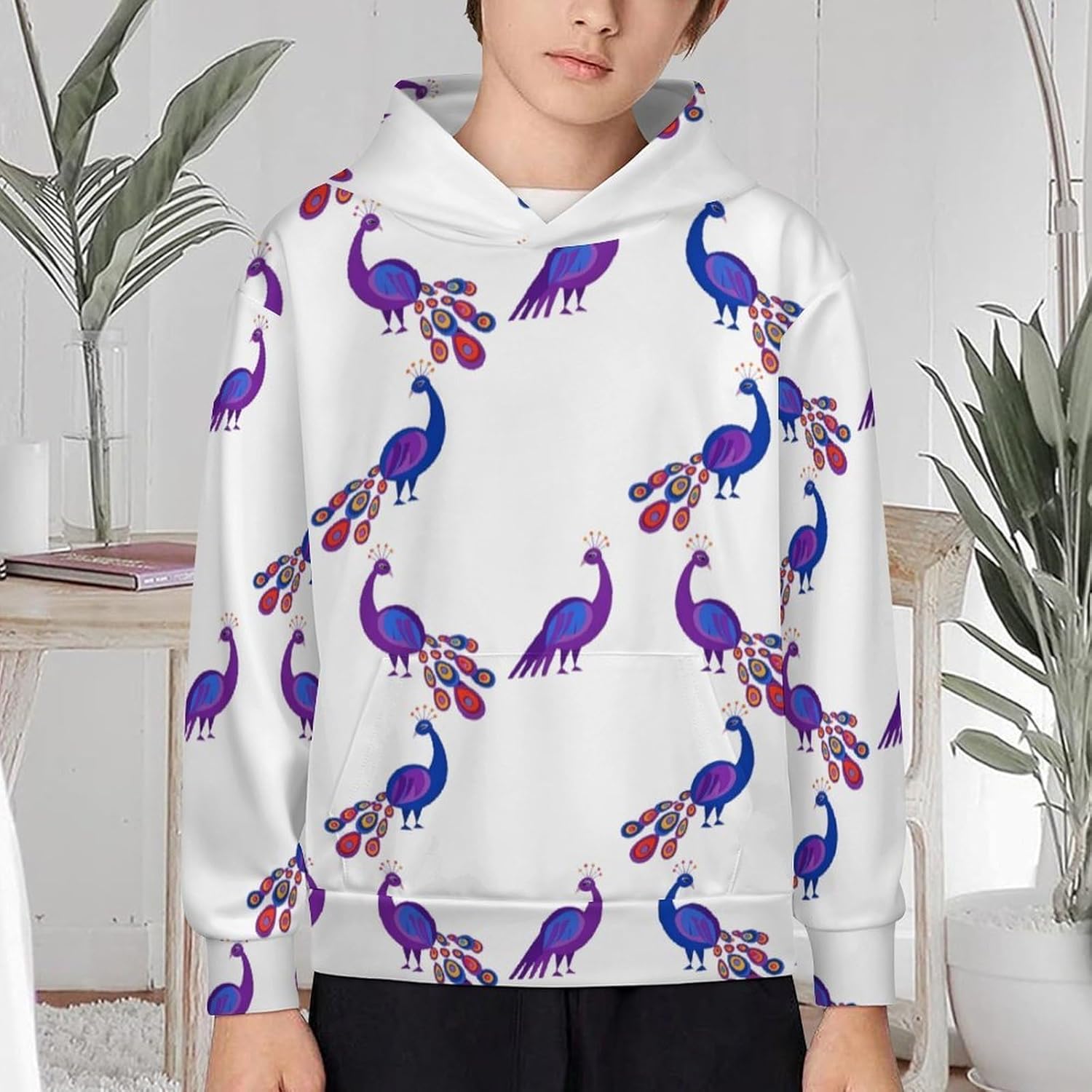 Boys Girls Hoodies Cats Cool Hooded Lightweight Hooded Pullover Sweatshirt for Kids