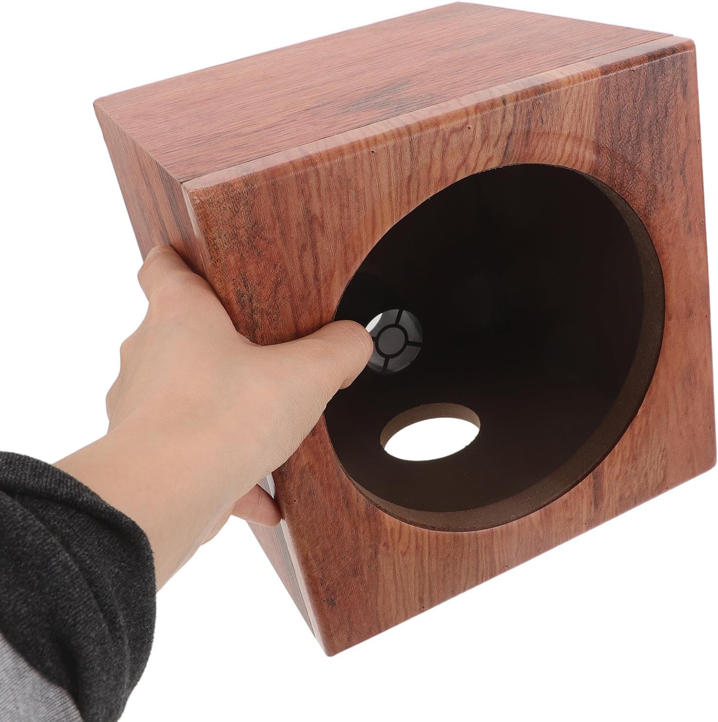 Car Audio Speaker Cabinet, 6.5-inch Wooden Enclosure, Vehicle Sound Enclosure, Vibration Resistant, Improved Sound Quality