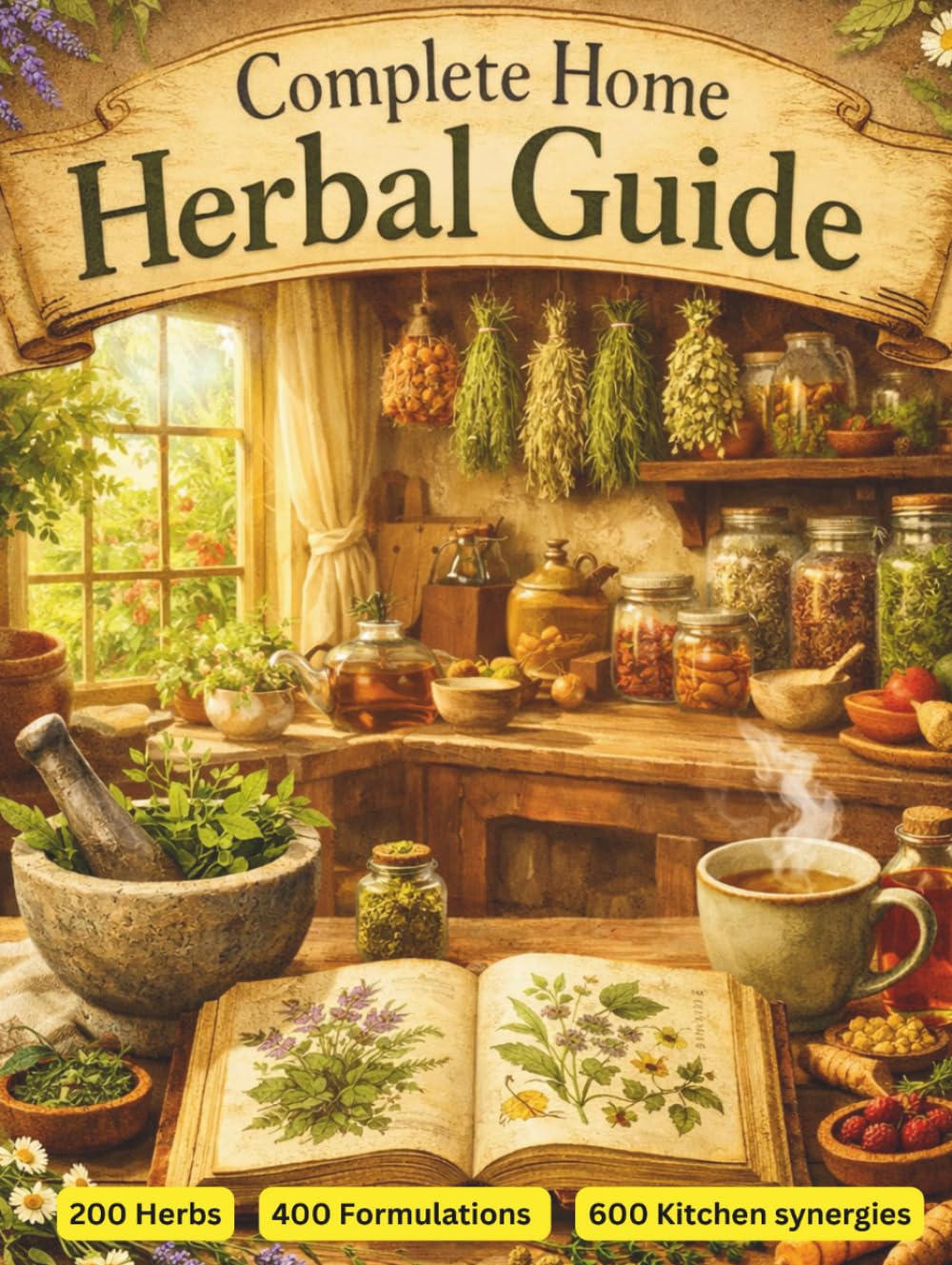 Complete Home Herbal Guide: Discover the Power of Herbs for Health, Wellness, and Everyday Remedies