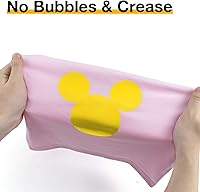 Vista 96 de HTVRONT - Rollos de vinilo termotransferible (HTV) blanco y negro, 12 pulgadas x 15 pies de vinilo de planchado para Cricut & Cameo, para camisas