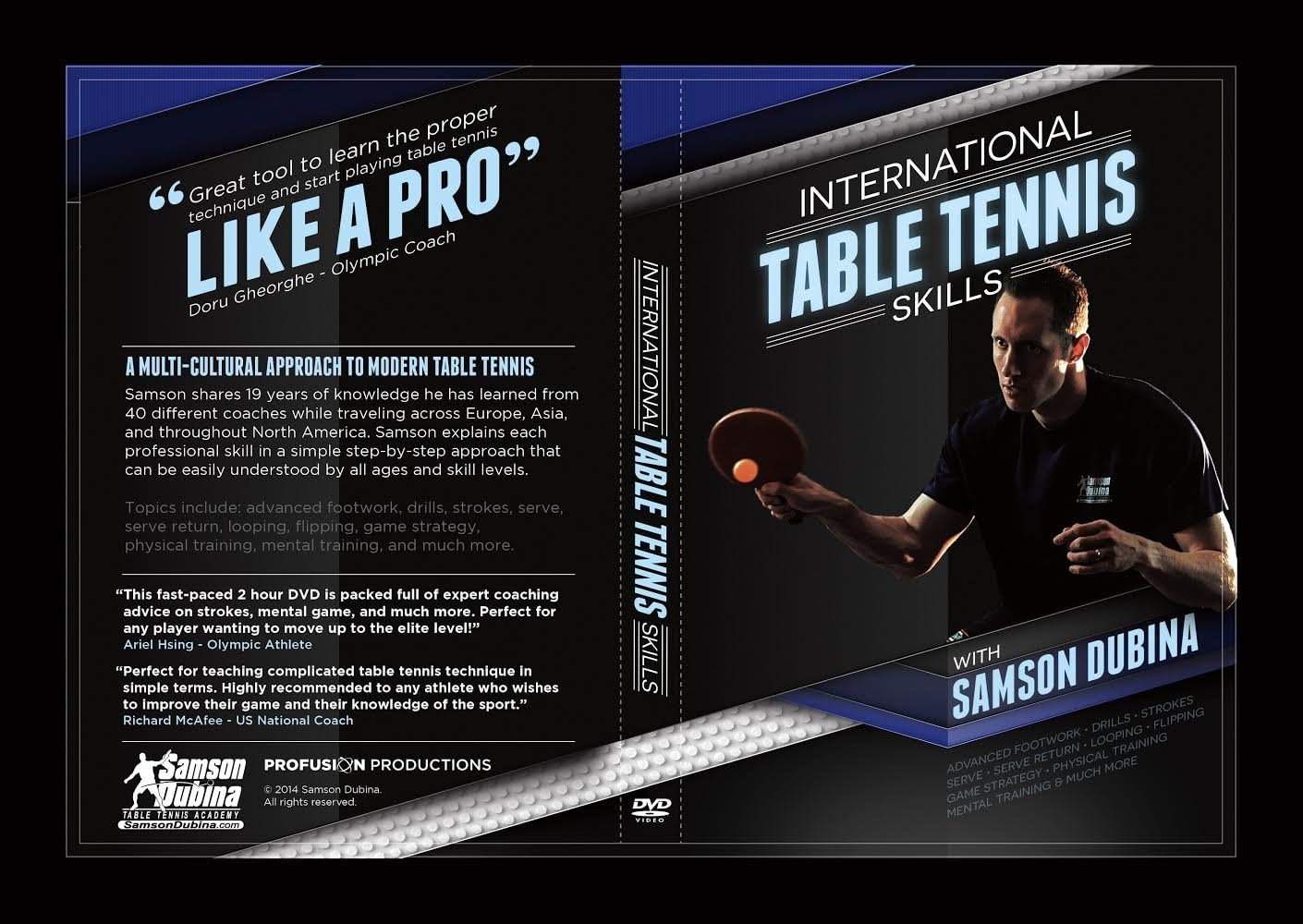 International Table Tennis Skills DVD