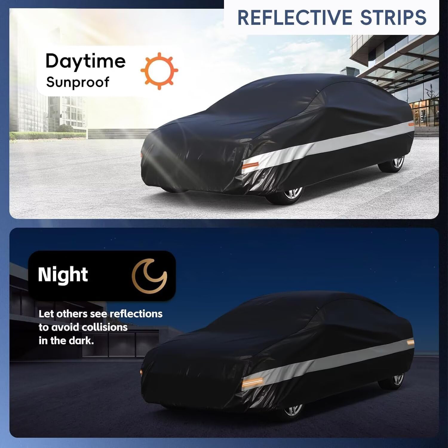 10 Layers Car Cover Custom Fit for Porsche 718, Boxster, Cayman(1996-2025), Waterproof All Weather for Automobiles, Outdoor Full Cover Sun Dust Rain Protection with Cotton. Black