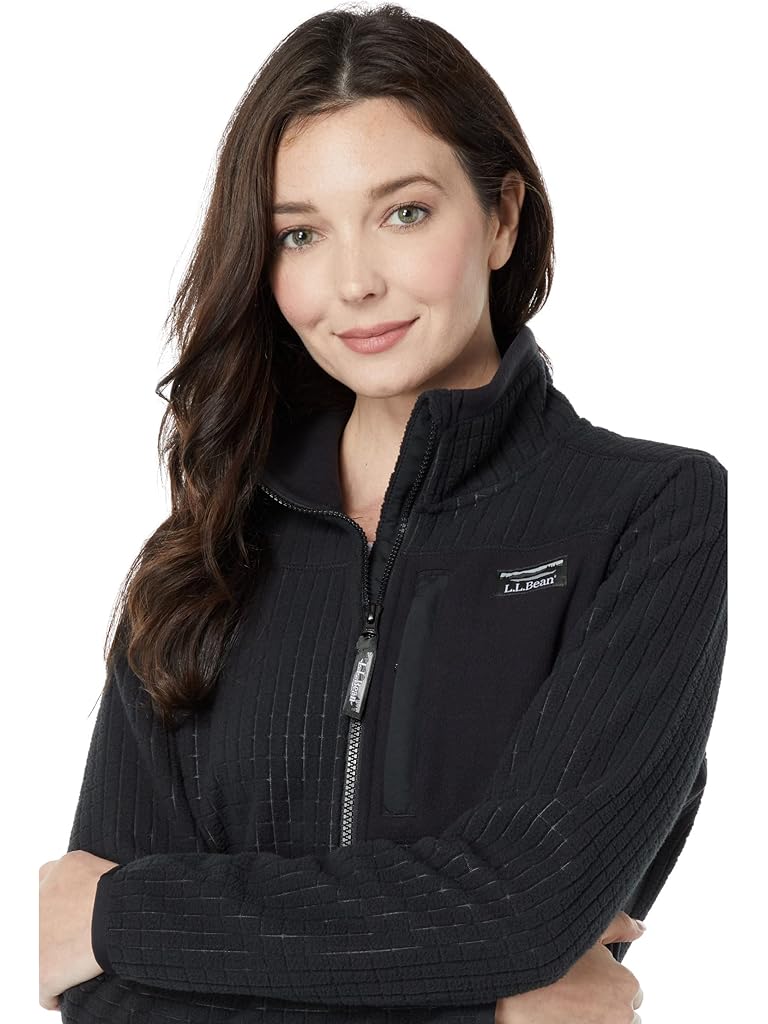 Black L.L.Bean Mountain Classic Windproof Fleece Jacket