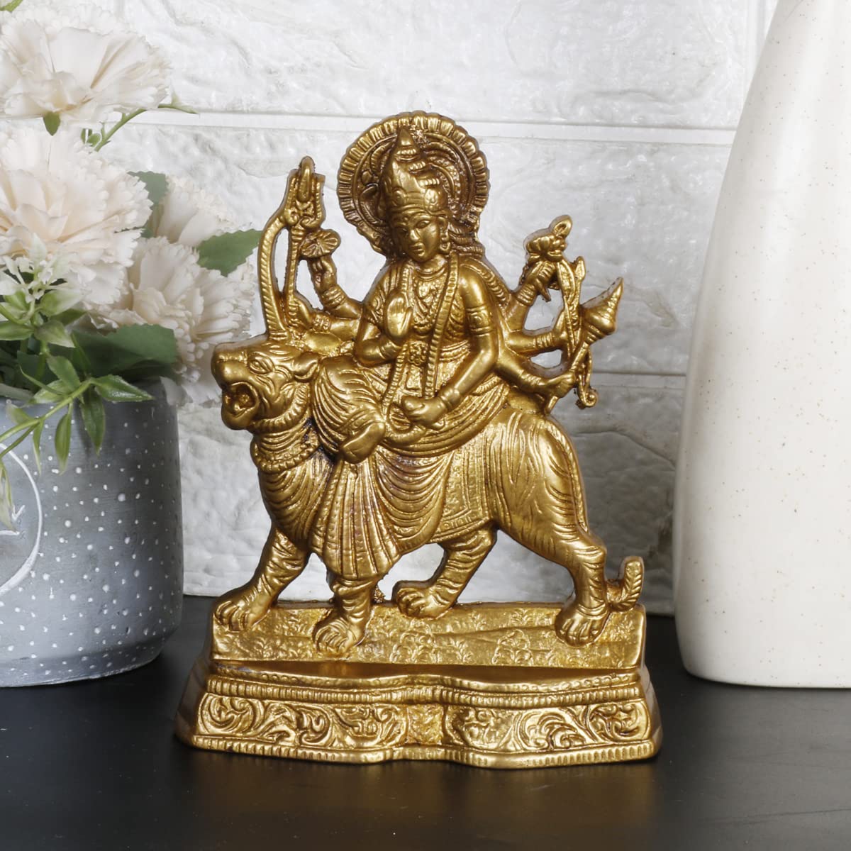 Statue murale Durga ARTVARKO objet d'art sacré de 16,5 cm