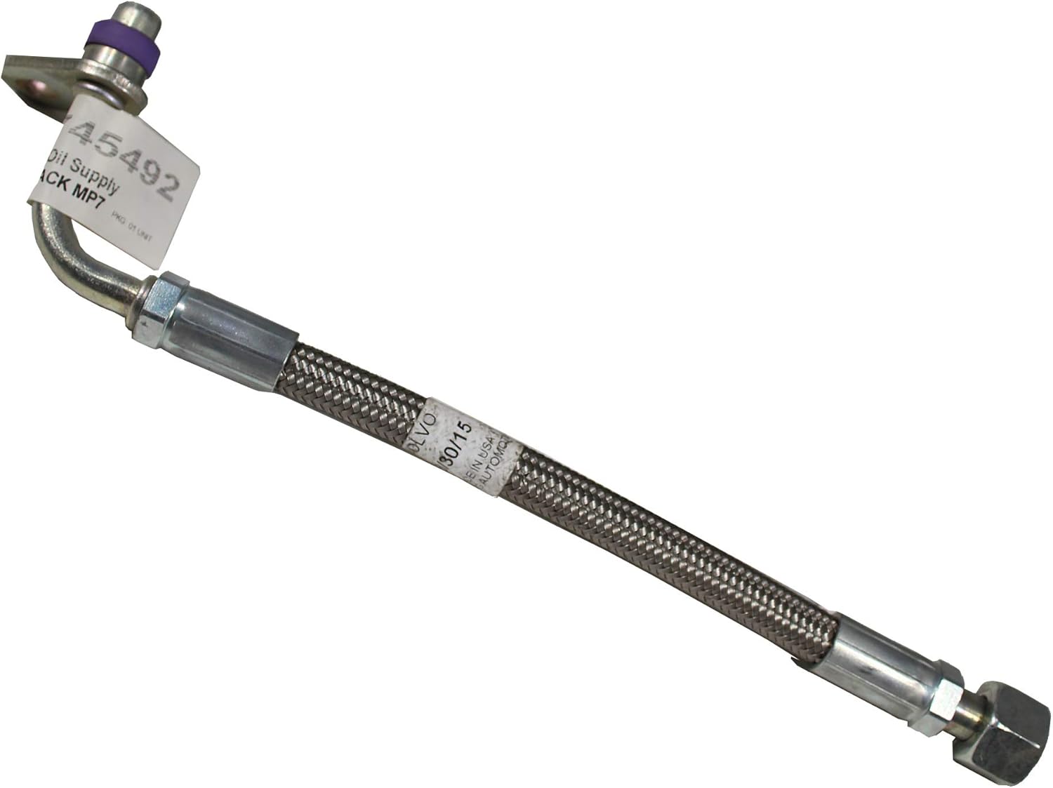 Hose Assembly Oil Supply Turbocharger for MACK MP7 Replaces # 20745492