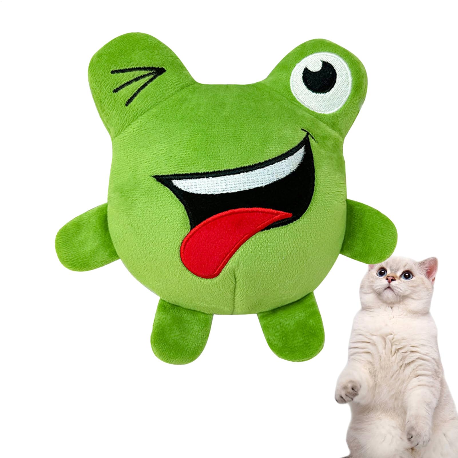 Balle grinçante pour chien en peluche idéale pour l'auto-jeu à la maison