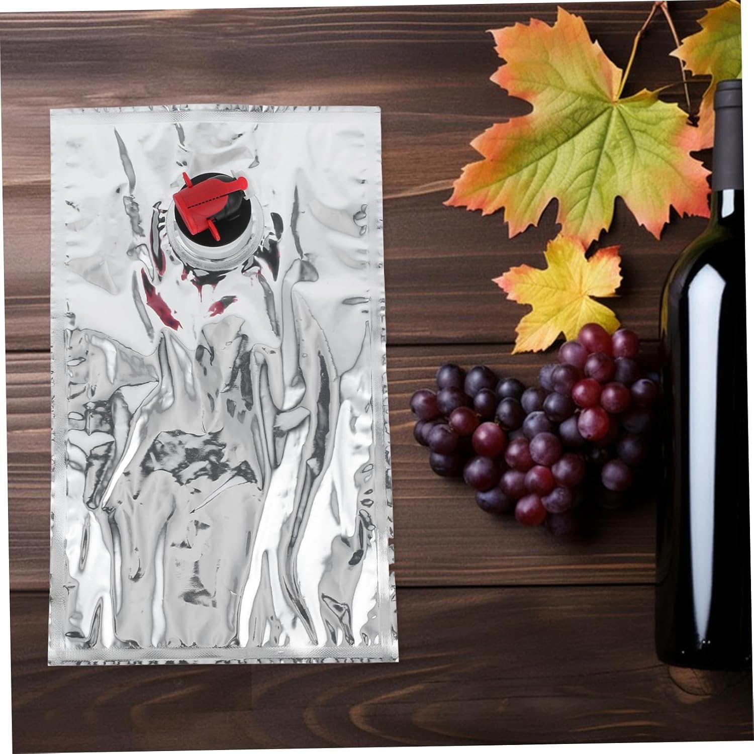 Alipis 10pcs Reusable Wine Purse Replacement Bags Refillable Wine Storage Bag Spout Portable Leakproof Design for Easy Transport Red Portable Packaging