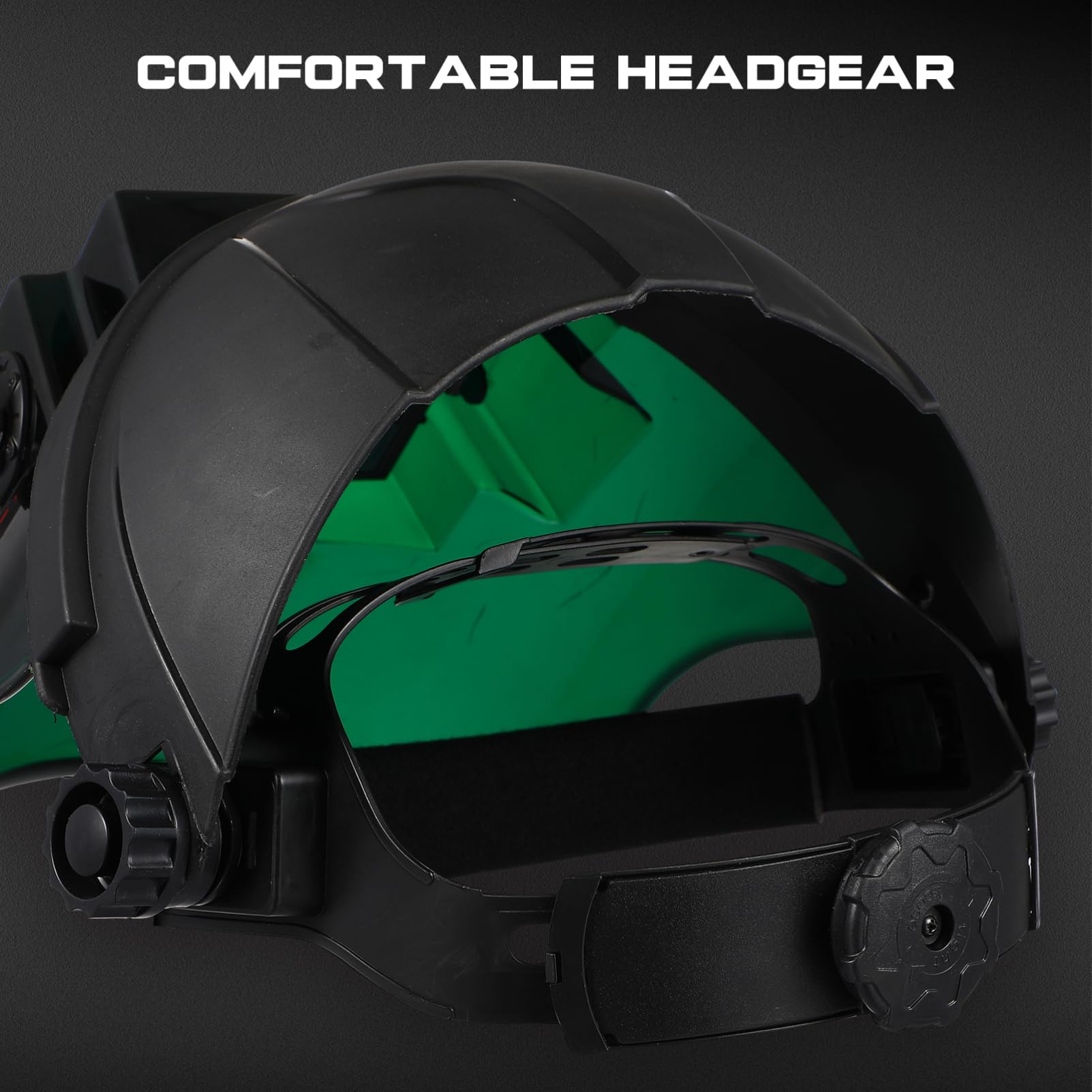 Mikikit Automatisch Abdunkelnder Schweißhelm und Einstellbarer Verdunkelungsfunktion Auspc Zufällige Farbe mit Weitem Sichtfeld für Sicheres Tig Schweißen und Schweißarbeiten