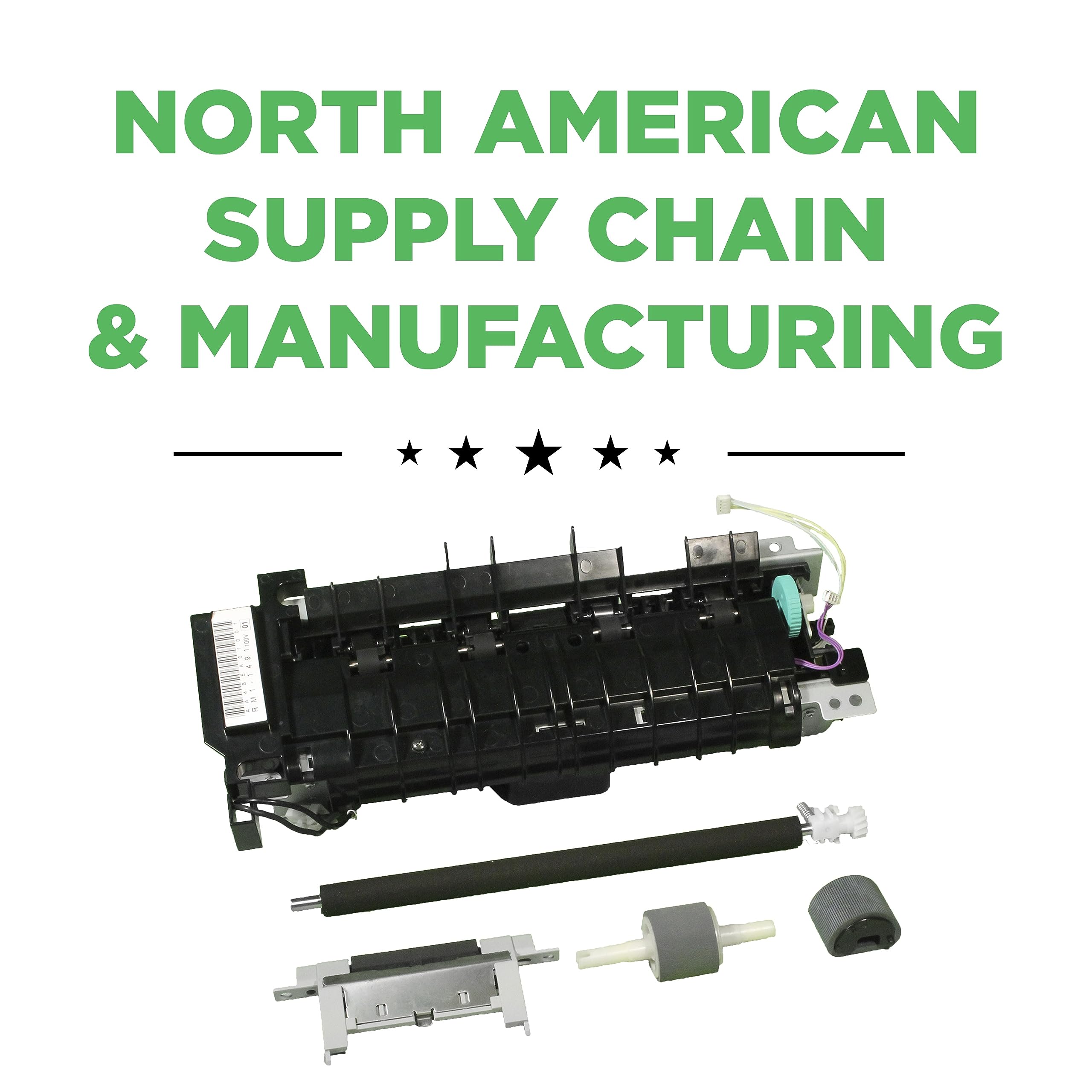 Clover Remanufacted Maintenance Kit Replacement for HP H3980-60001 with Aftermarket Parts