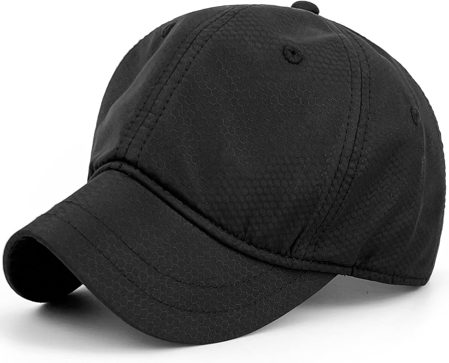Loneshark Quick Dry Womens Short Bill Hats Short Brim Hats for Men Running Small Brim Baseball Caps for Ladies