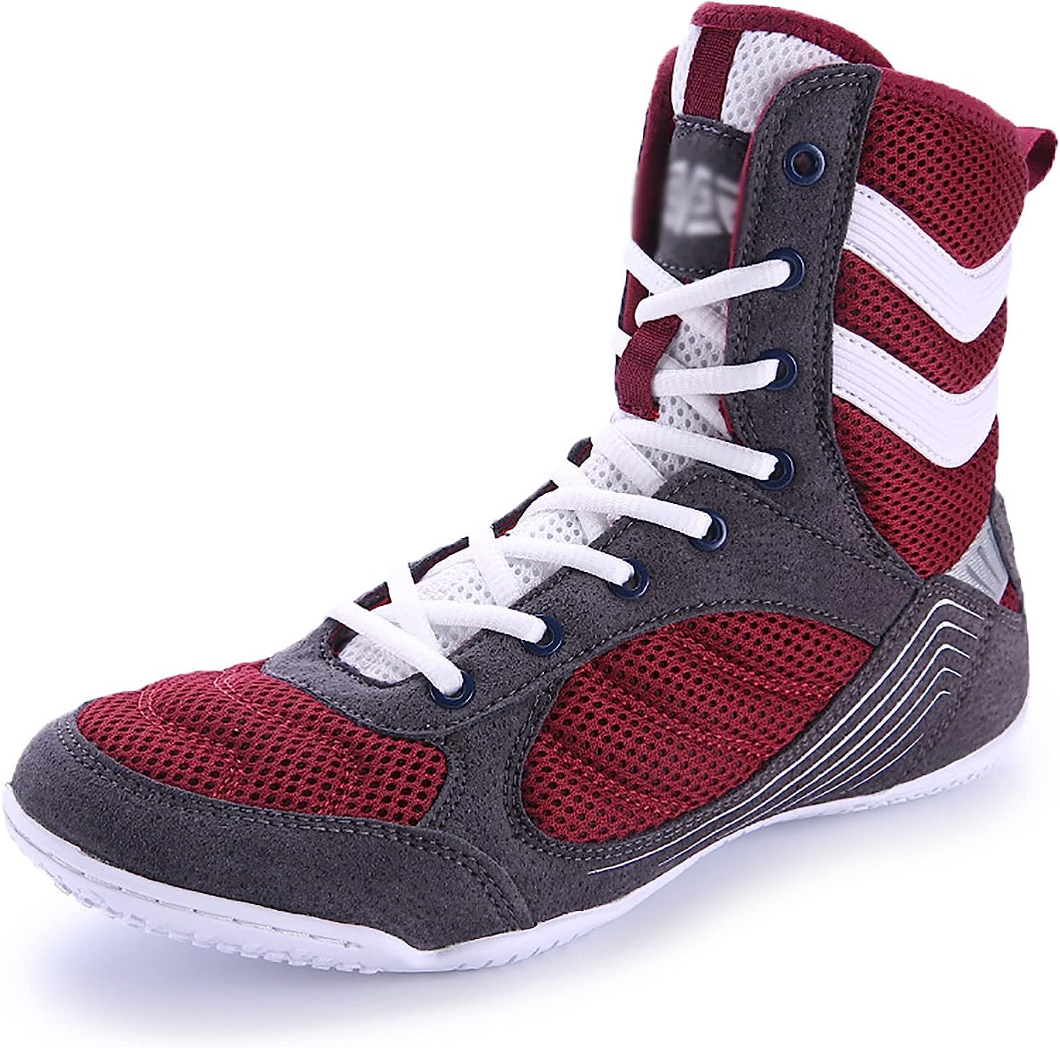 Amazon.co.jp: ボクシングブーツ、ハイトップボクシングシューズ