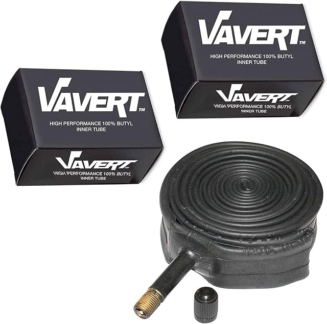 Vavert 24" x 1.75 Schrader Valve Inner Tubes - Pair (ETRTO 45-507)