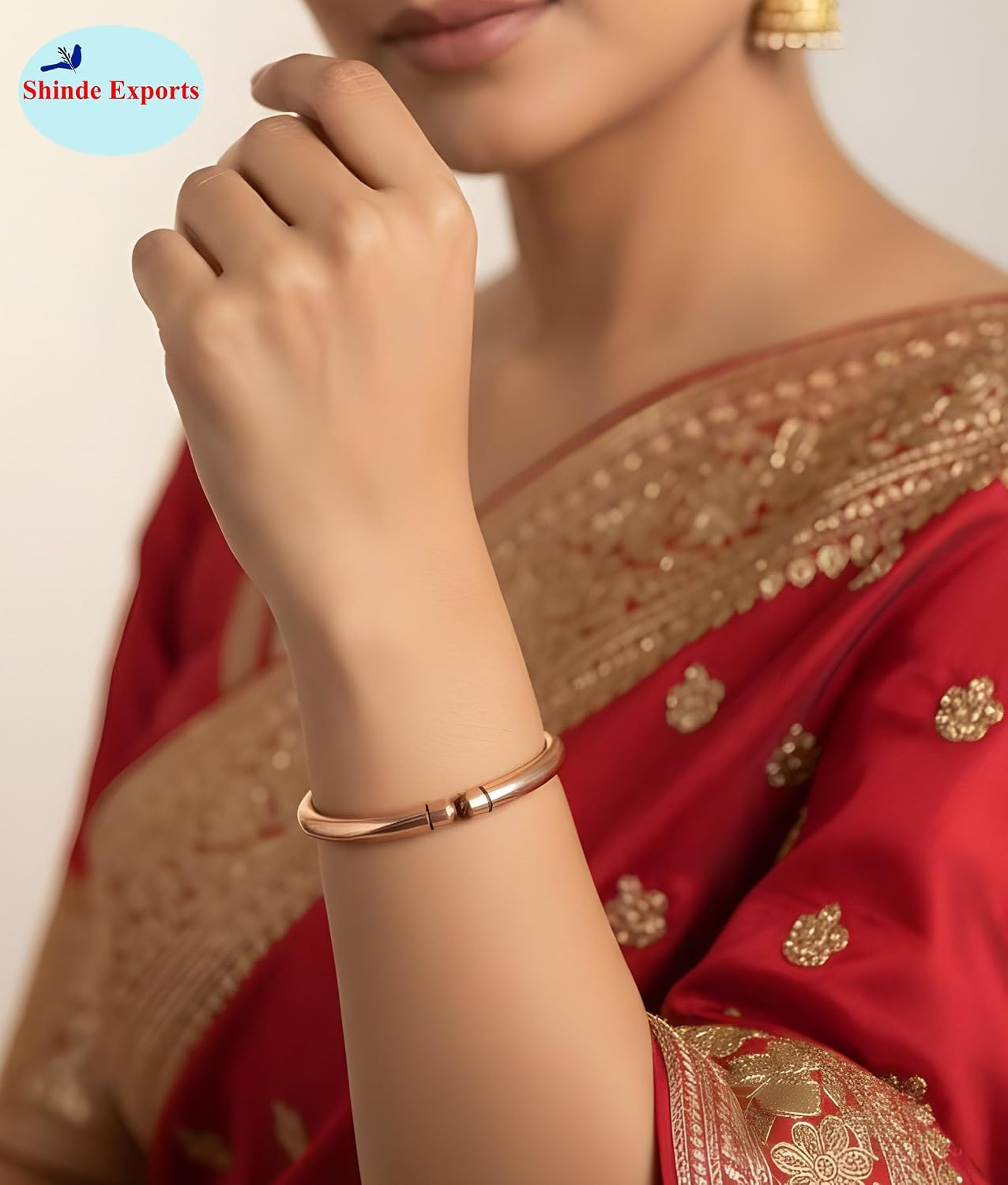 SHINDE EXPORTS pure copper bracelets cuf kada bangle for men and women