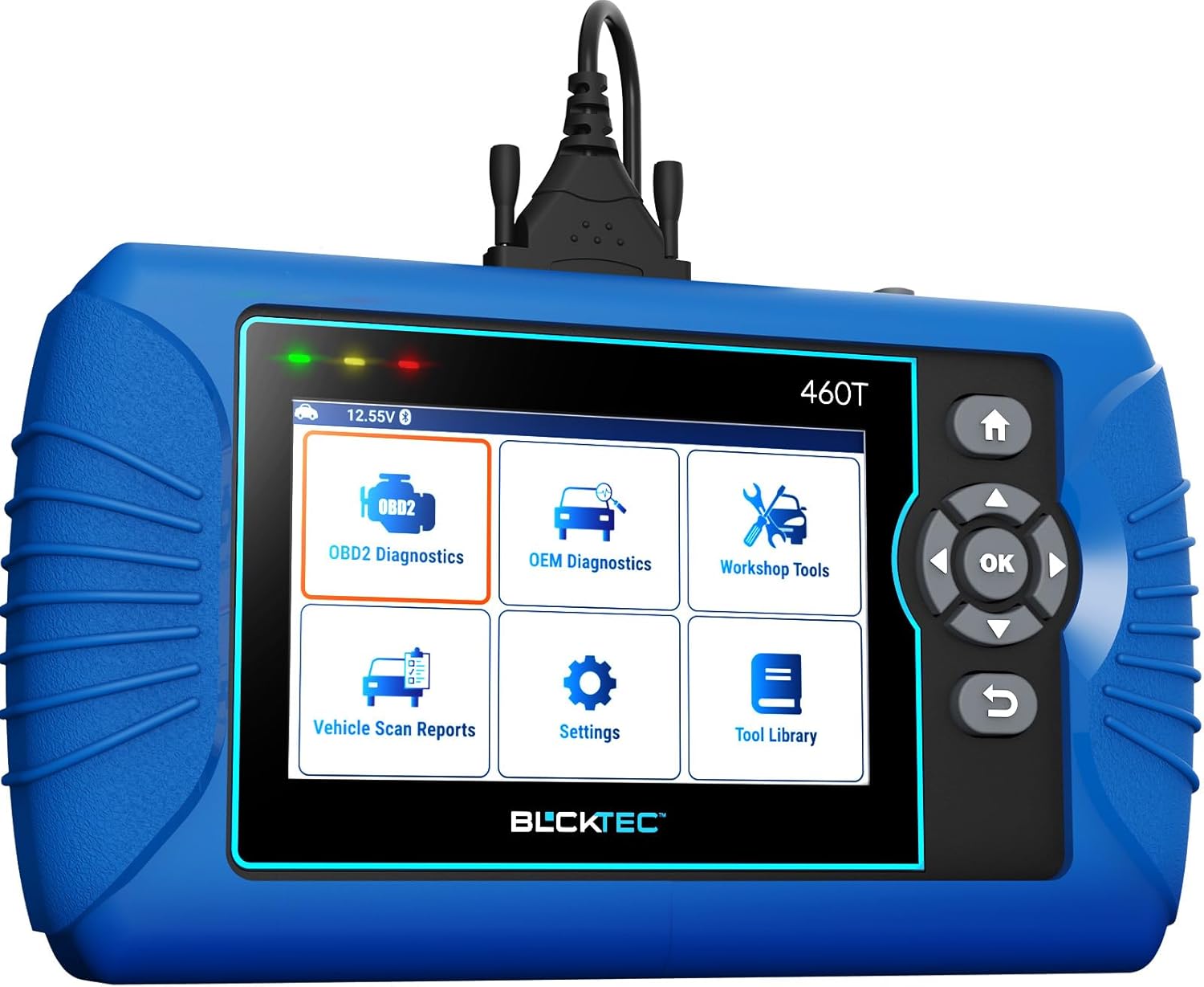 BLCKTEC 460T OBD2 Scanner Car Code Reader Engine ABS SRS Transmission Diagnostic Tool