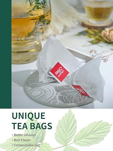 Vista 119 de TeeLux Mugwort Tea Bags - Té de hierbas de artemisa seca natural, sin cafeína, 40 bolsas de té