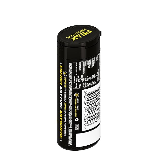 Chicle Peak Energy Sabor Lemon Lime - Pack de 6 unidades miniatura 4
