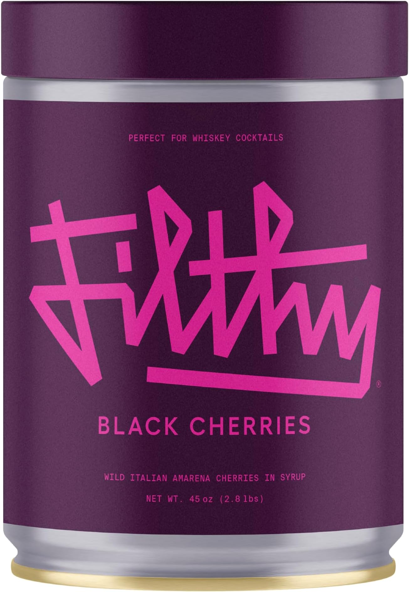 Filthy Black Cherry - Naturally Dark Cherry With A Sweet Front And Tart Finish. - 2.75 Lb Resealable Tin