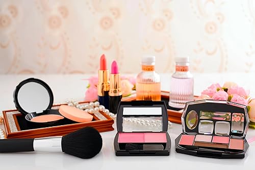 Miniatura 3 de BELECO Telón de fondo de maquillaje de tela de 10 x 6.5 pies, para salón de belleza, tocador, cosméticos, lápiz labial, sombra de ojos, colorete,