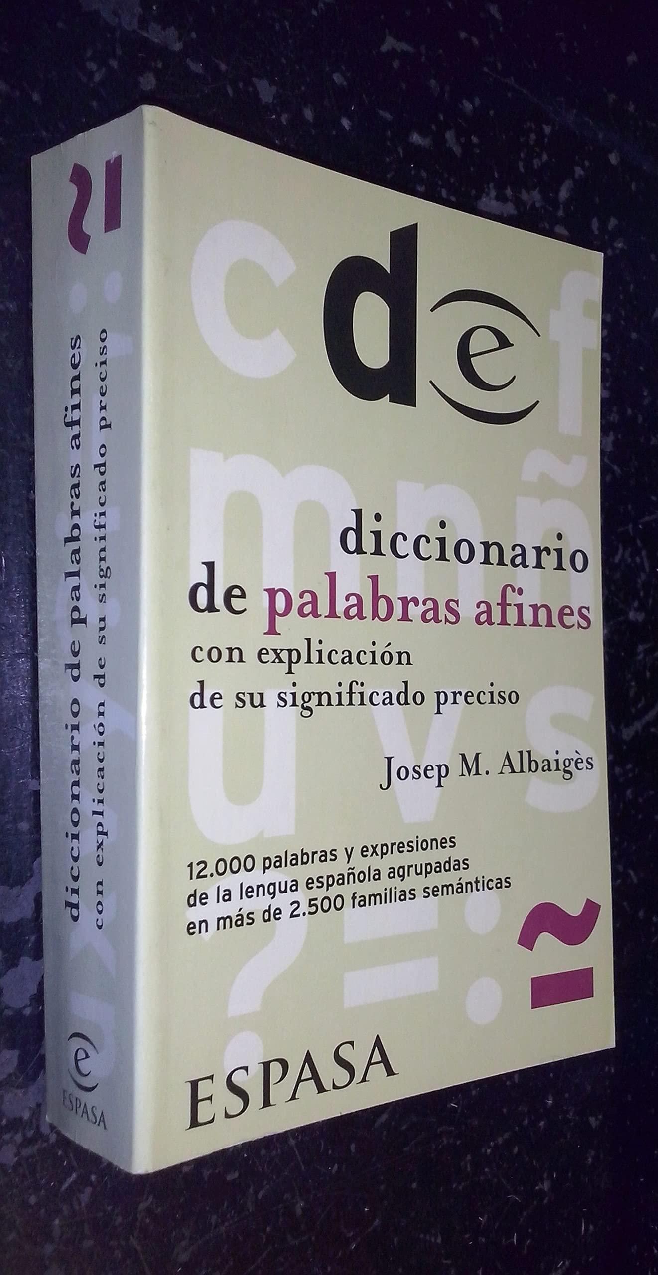DICCIONARIO DE PALABRAS AFINES (SIN COLECCION)