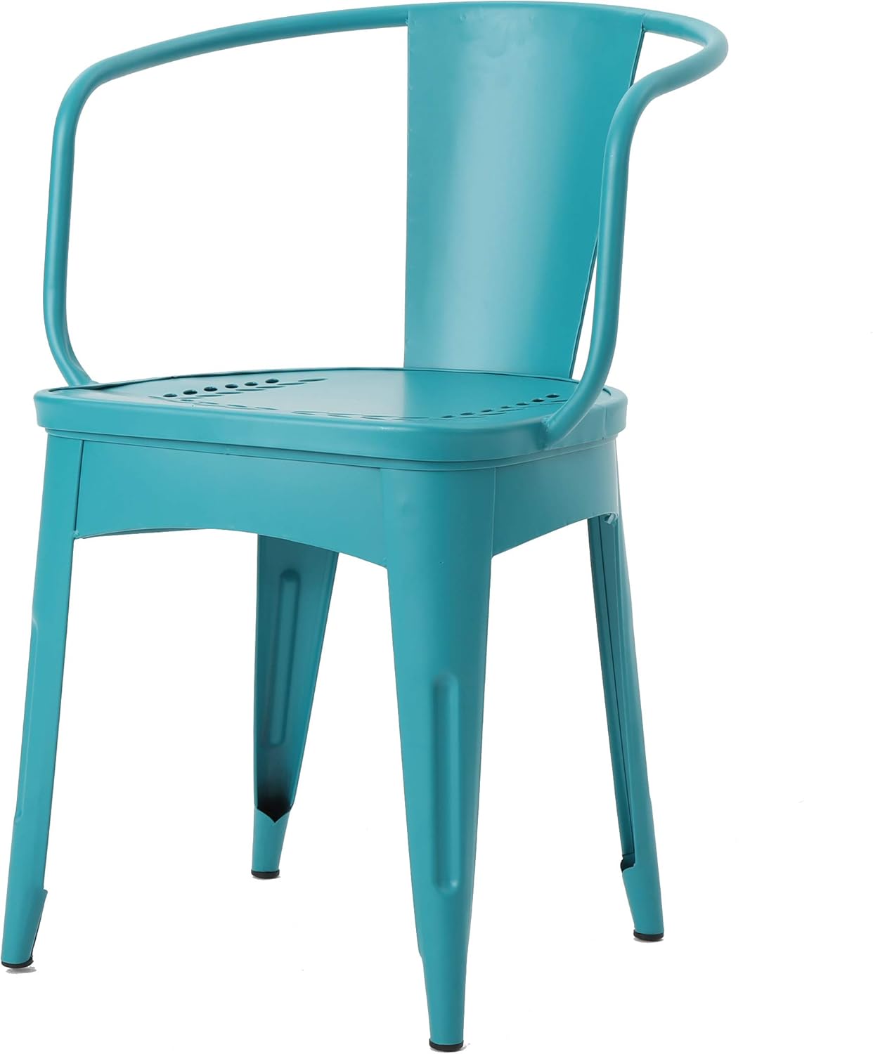 Christopher Knight Home Lourdes Iron Bistro Set, 3-Pcs Set, Matte Teal : Patio, Lawn & Garden