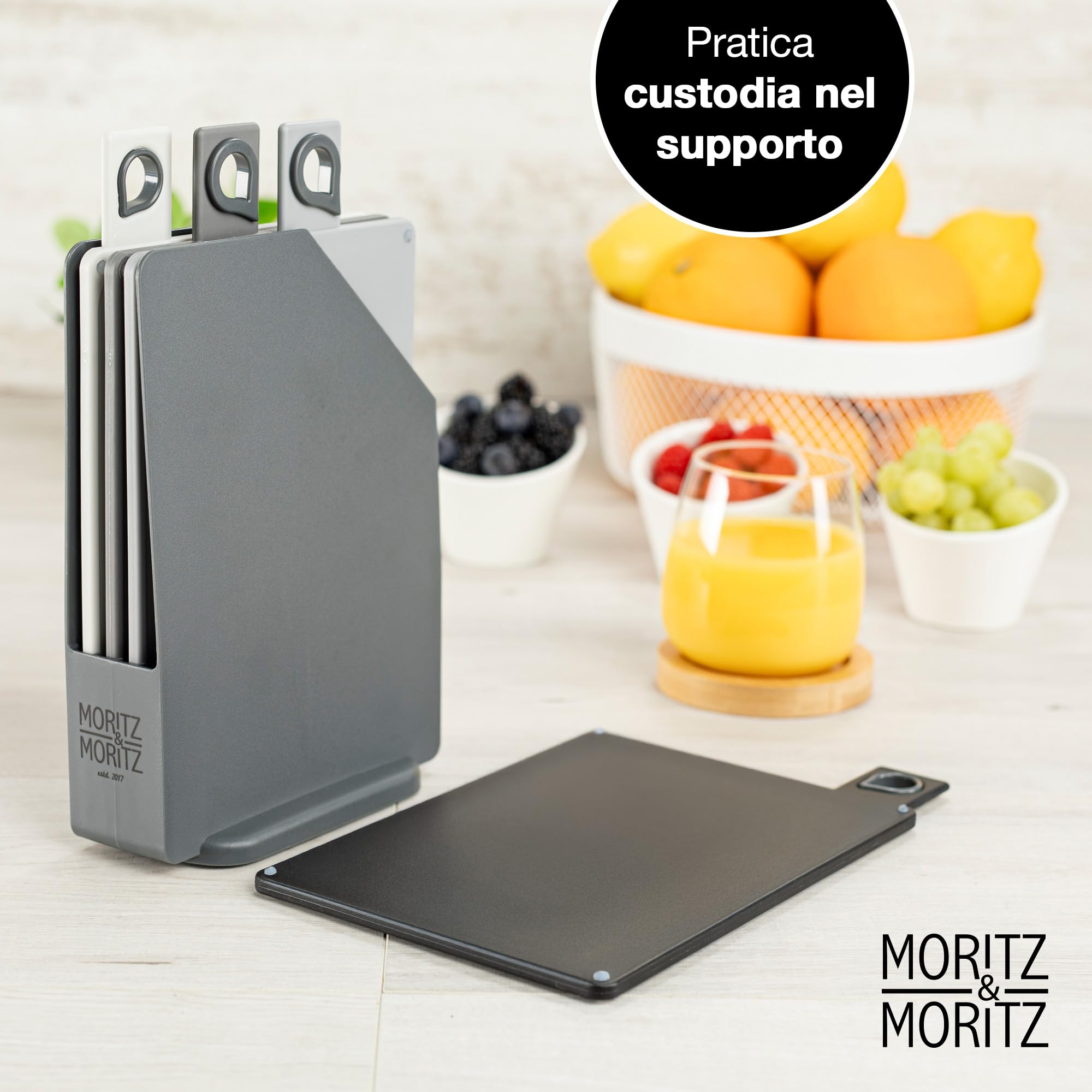 Axer Set Taglieri Plastica Cucina - 2 Pezzi Tagliere Da Cucina Professionale Grande Tagliere Flessibile Set Di Taglieri Colorati Da Cucina 84292357