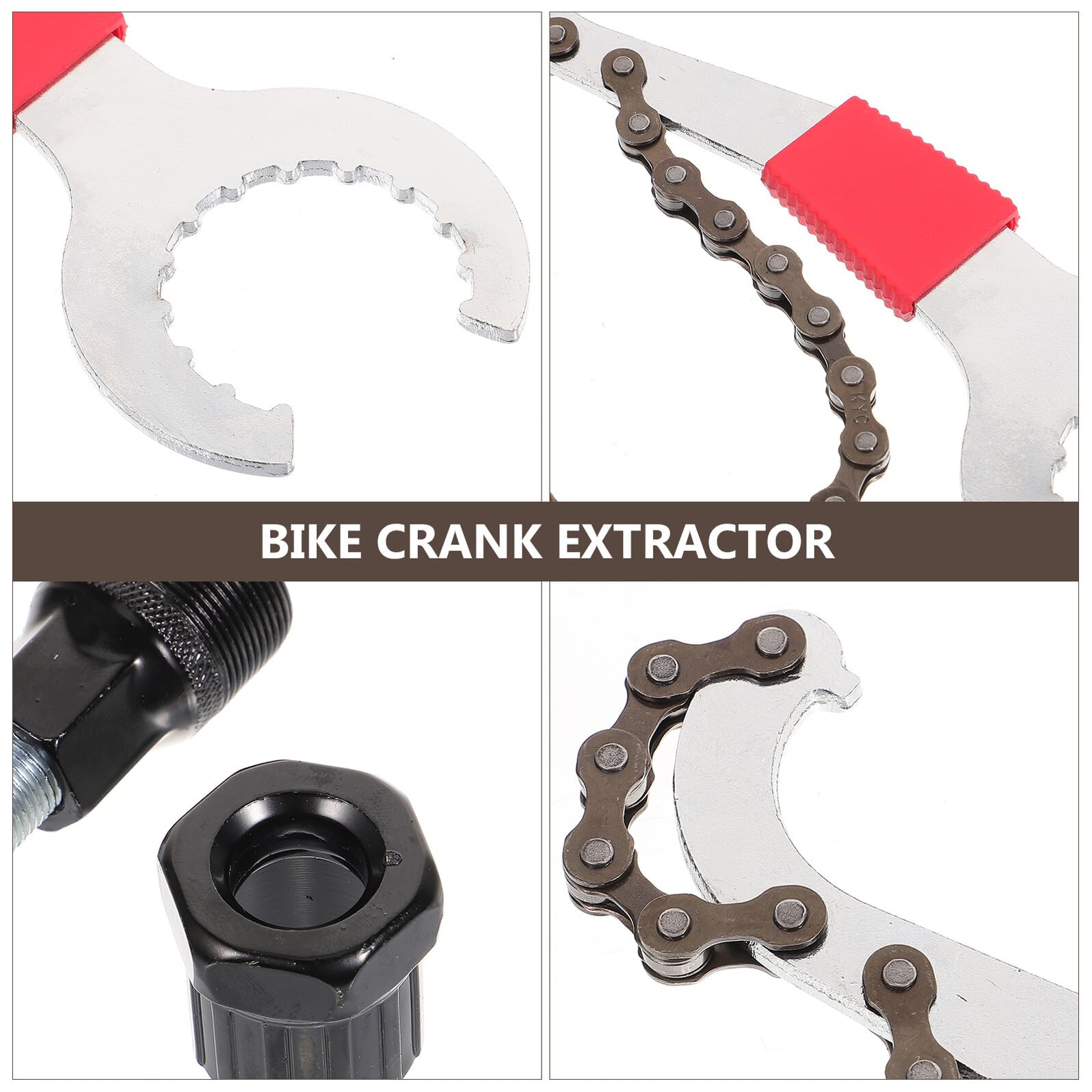 Estrattore Pedivella Bici in Metallo Temprato Utensile per Smontaggio Braccio e Resistente e Facile Usare per Manutenzione