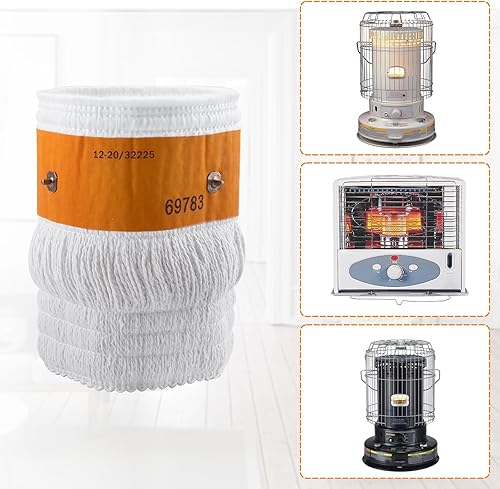 Vista 4 de Mechas de repuesto para calentador de queroseno 32225 para Kero World KW-24C, también para DuraHeat DH-2300, para Dyna-GLO RMC-95C, para mechas