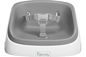 Ingenuity SmartClean Toddler Booster Seat—Slate