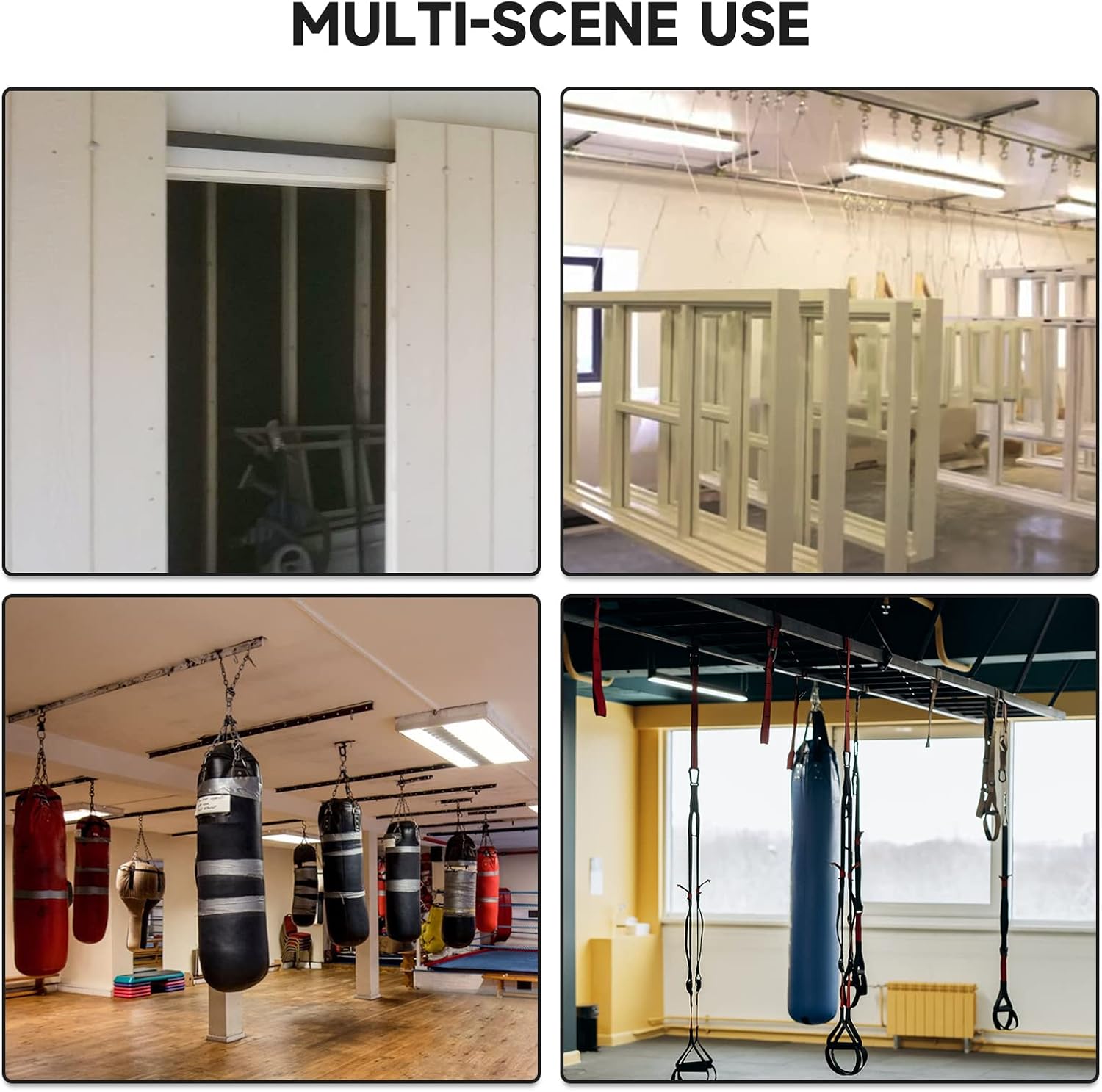 Trolley Assembly,2 Wheel Trolley Rollers for Use with 1-5/8" Wide and All 1-5/8" or Taller Strut Channel (Pack of 10)…