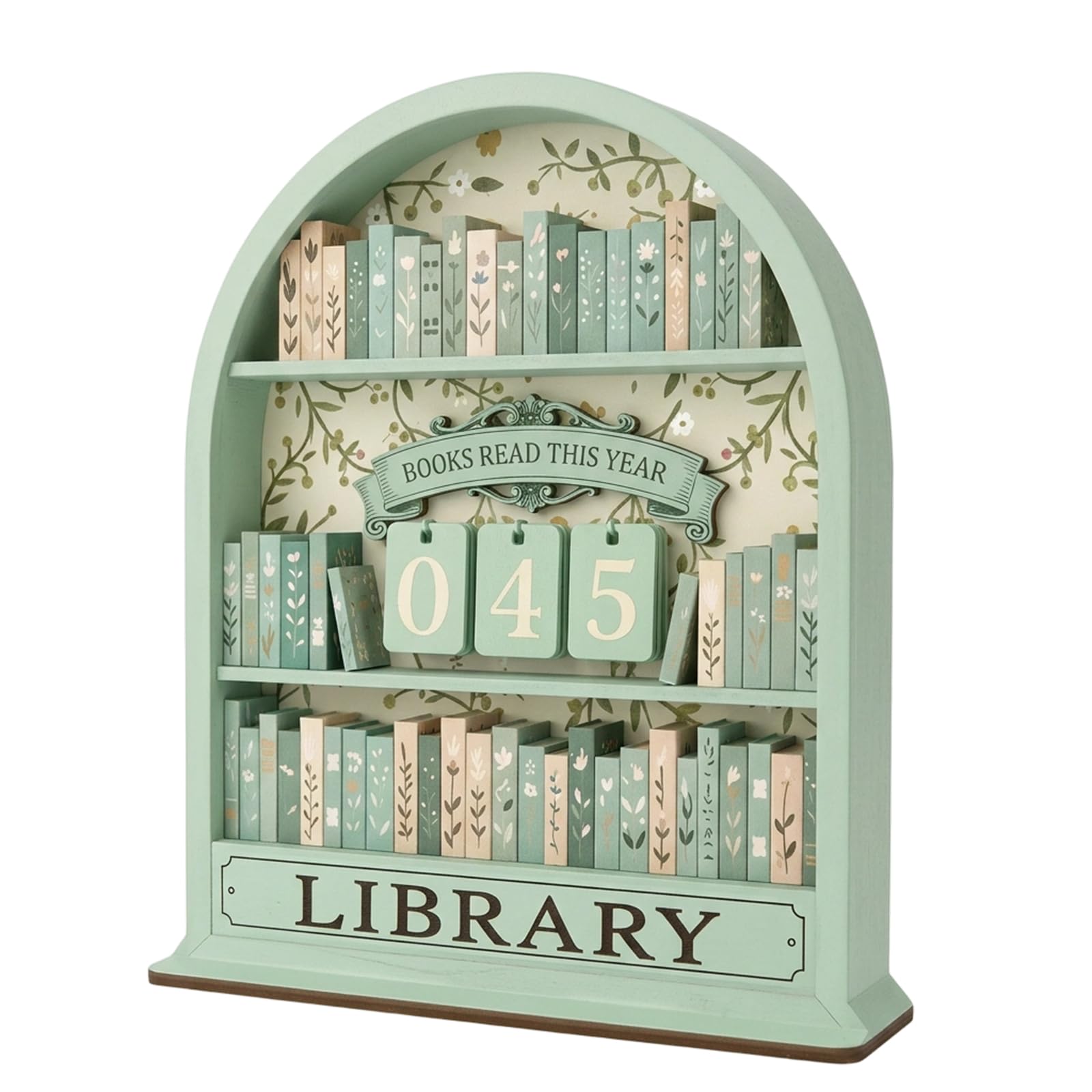 Reading tracker Books Read This Year Counter, Book Tracker, Reading tracker, Library Accessories for Home Decor, Bookish Gifts for Readers, Bookshelf Decor for Study Desk Display