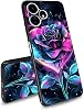 TPU Case for Boost Celero 3 5G PlusXD6U695DSCelero 5G Plus 2024 Beautiful Rose Theme Phone Case Ultra-Thin Soft Black TPU Shockproof Protection Cover