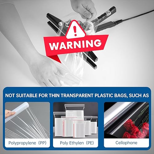 Miniatura 8 de Máquina selladora térmica portátil de mano R-PACK FKR-200, 8 pulgadas, para bolsa de aluminio, bolsa de Kraft, bolsa de Mylar