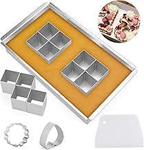 Backformen Zahl Aluminium Verstellbar, Aluminium Backformen Rechteckig Kuchenform Antihaft Zahlen, Zahlenform zum Backen Groß, Buchstaben Alphabet Zahlen DIY Backform Set für Hochzeit Geburtstag Taufe
