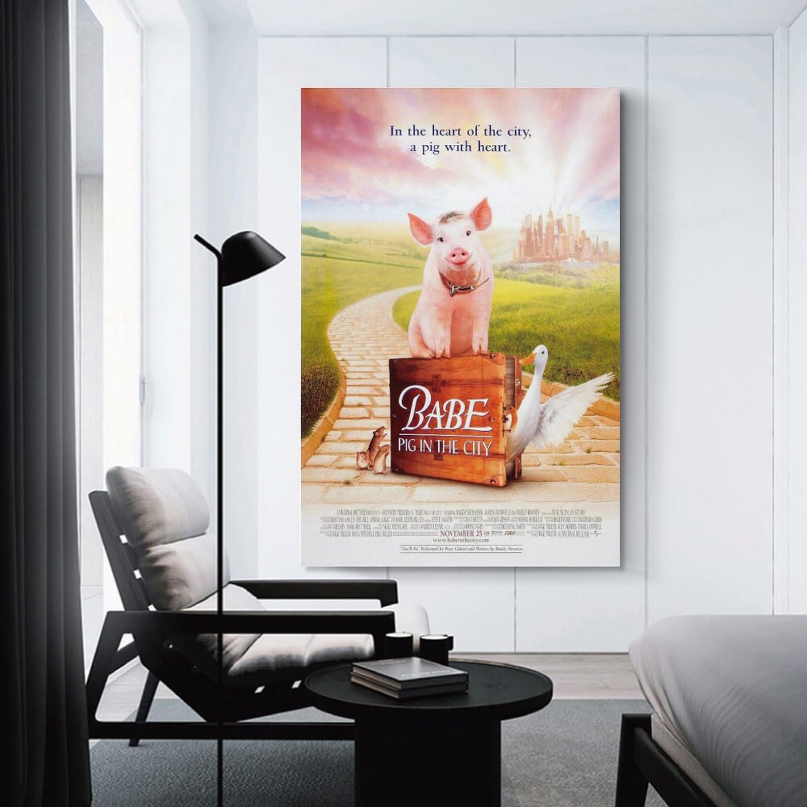 Amazon.co.jp: Babe Pig in The Cityオリジナル映画ポスター ベイブ