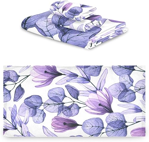 Vista 79 de ALAZA Juego de toallas de baño, toallas de fuego de agua de béisbol, 3 piezas, 1 toalla de baño, 1 toalla de baño, 1 toalla de mano, juego de 3