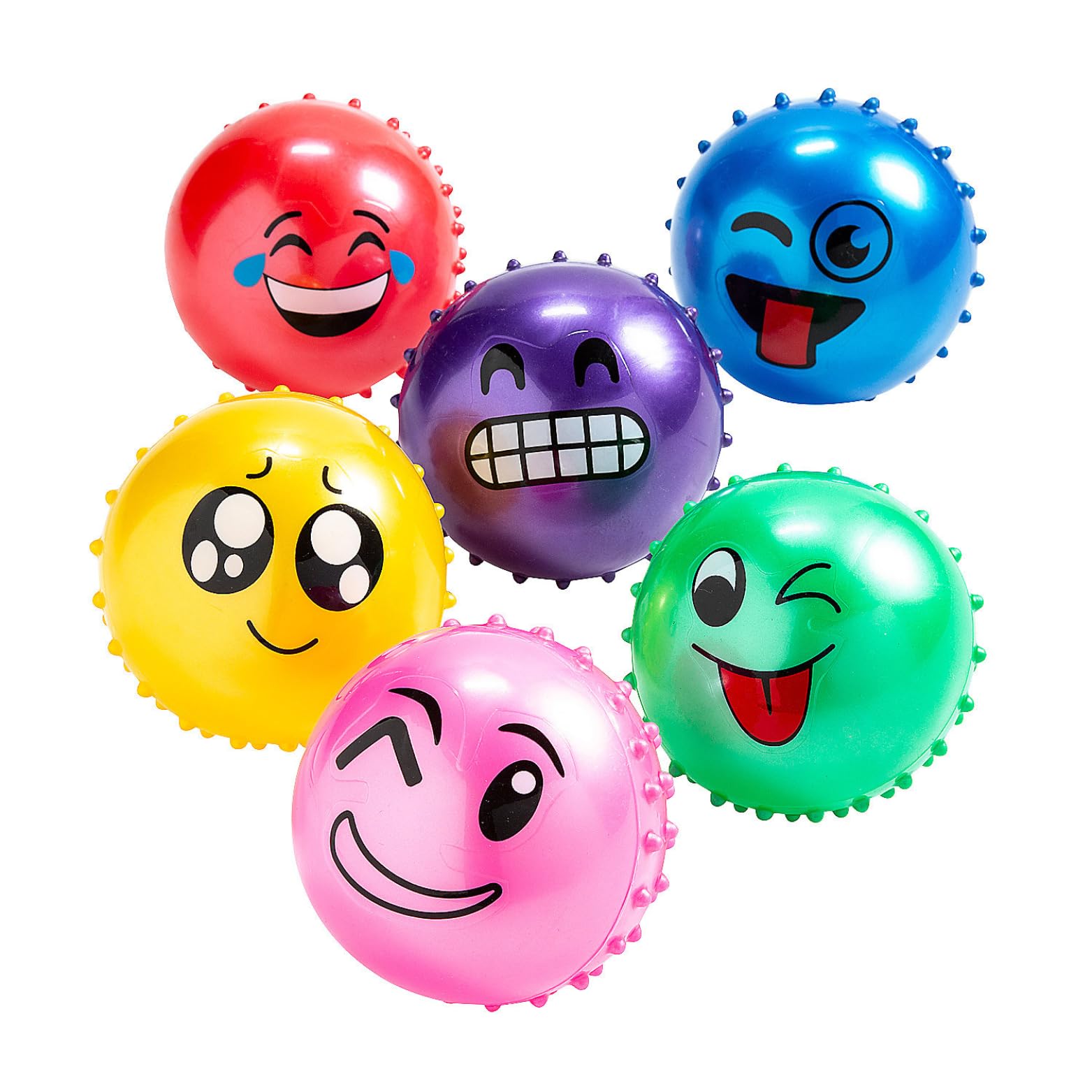 Inflatable Emoji Face Spike Balls Series 3
