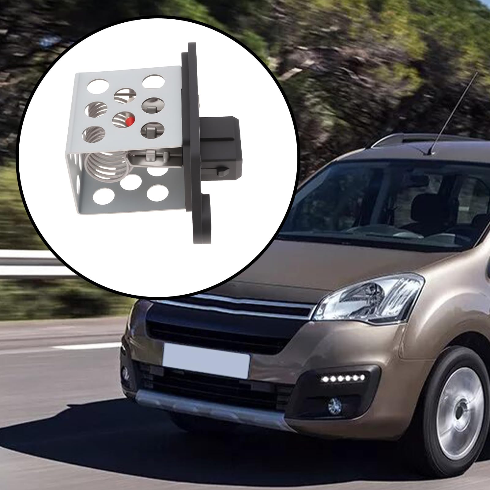 Résistance de Moteur de Ventilateur de Chauffage de Voiture 3 Broches 1267.63 1267.E3 Compatible avec Berlingo Compatible avec Peugeot 206