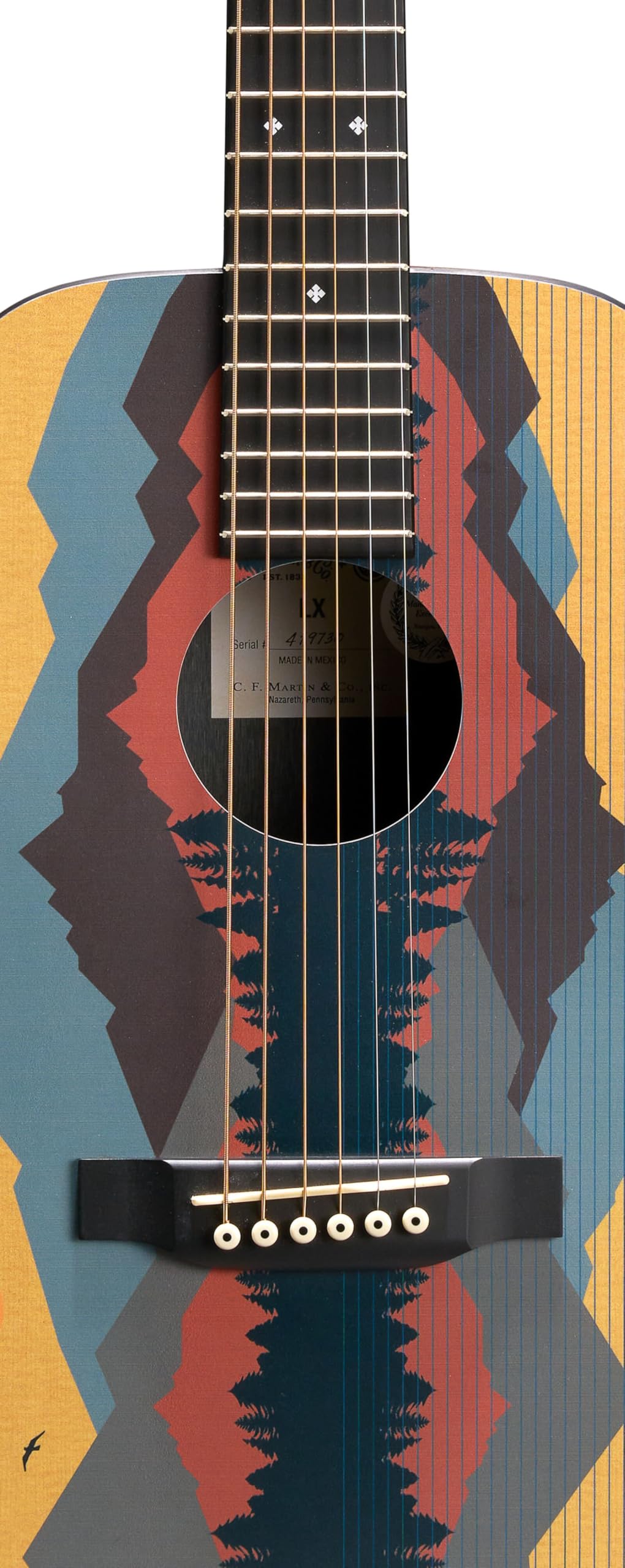 MARTIN & CO. Chitarra Acustica Compatta Little Martin LX1 Edizione Speciale, Top Abete Sitka Massello, Custodia