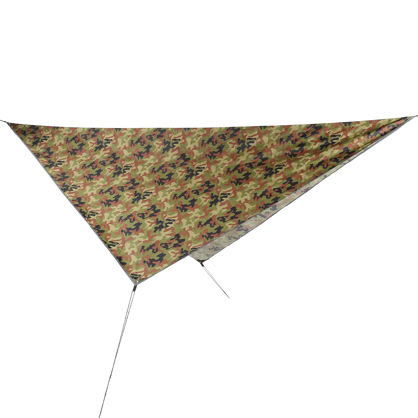 Telo da campeggio impermeabile, copertura per campeggio con motivo a rombi, tenda multifunzione 360x290 cm per ombra in spiaggia, telo antipioggia per amaca, stuoia da picnic con (Stampa mimetica)